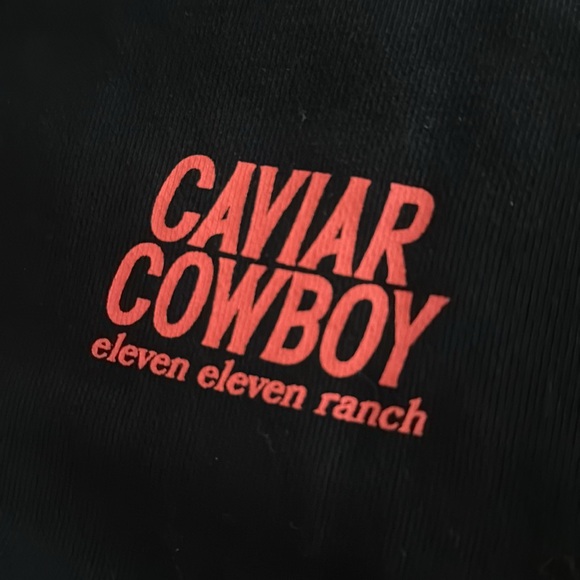 Eleven Eleven Caviar Cowboy Crew in Black - Picture 9 of 9